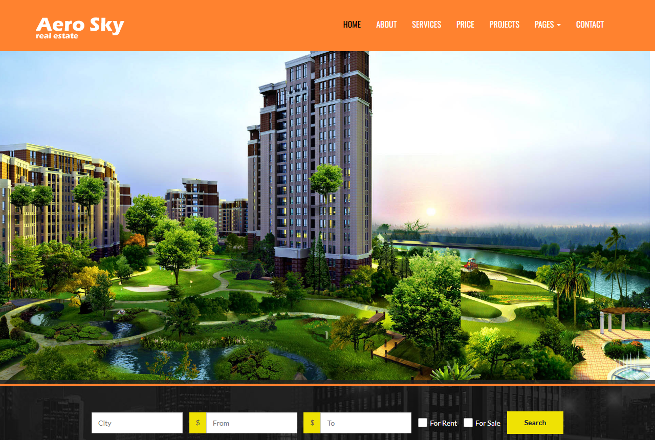 Aerosky Real Estate Html