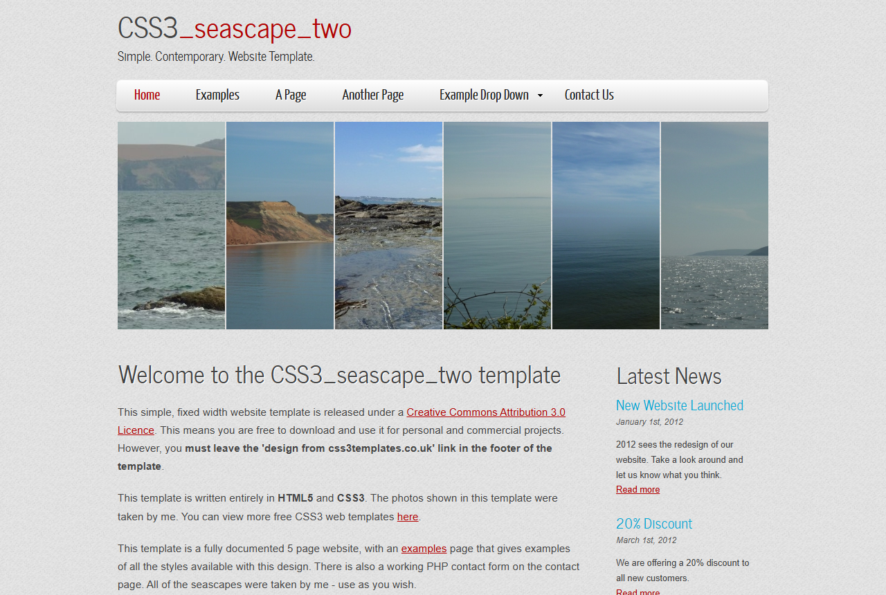 Css3 Seascape Two