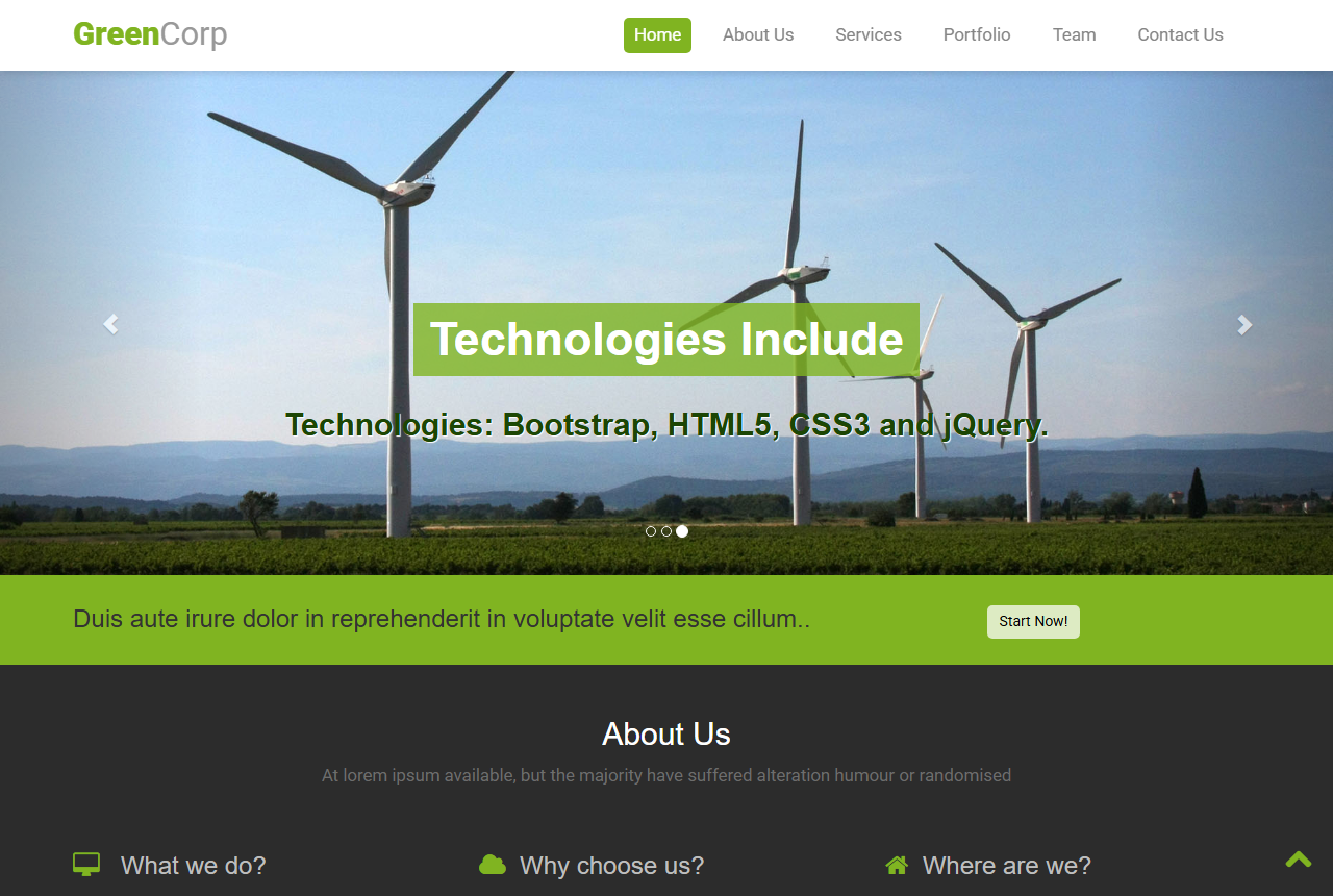 Green Corp Flat Free