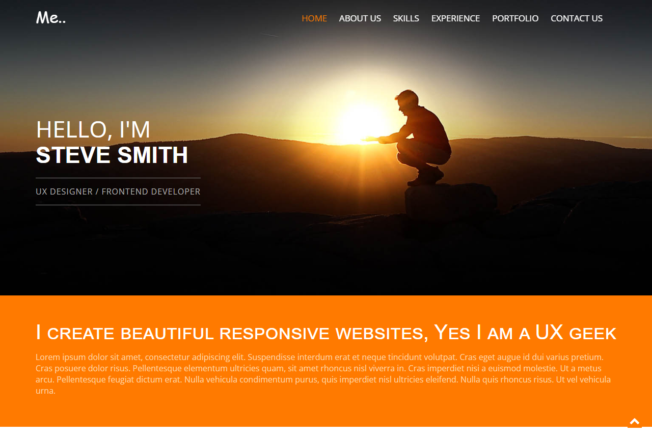 Me Resume Personal Portfolio