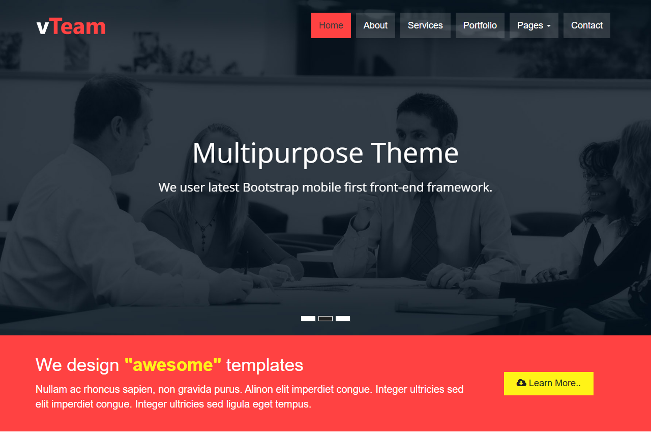 Vteam A Corporate Multipurpose